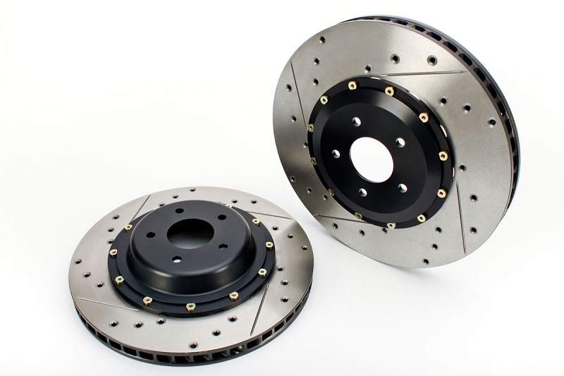 Cross drilled and slotted rotors